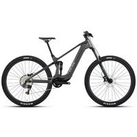 Vélo de montagne électrique en fibre de carbone EM19, moteur central Bafang M820, 12 vitesses, sans fil, débattement de 145 mm, batterie 720 Wh, étanche IPX6