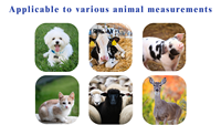 Ruban à mesurer en lin WANJIA, double échelle métrique et impériale, flexible et long, pour le contrôle du corps des animaux d'élevage et les fermes