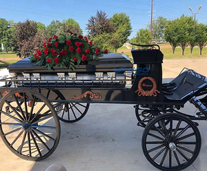 Carroza Fúnebre Negra Tirada por Caballos, Transporte Especial, Venta Directa de Fábrica - Product Image 3