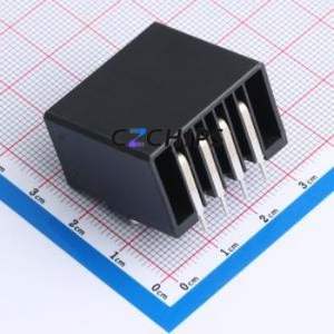 HC-5.08D-2*4AW-05 Wire-to-Board Pin Header Bent Lead Through Hole,P=5.08mm Connector 2x4P 5.08mm Right Angle Insert 8P - Product Image 2