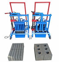 Máquina RongDing para Fabricar Bloques de Hormigón y Ladrillos de Cemento con Motor de Caja de Cambios, Moldeo por Vibración Mecánica y Larga Vida Útil