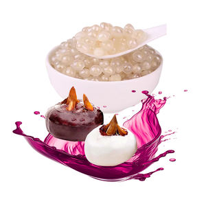 Perlas de Boba con Sabor a Mango, Bolas de Jugo de Fruta Premium para Té de Burbujas, Envase en Botella, Azúcar, Venta al por Mayor Directa de Fábrica en China - Product Image 1