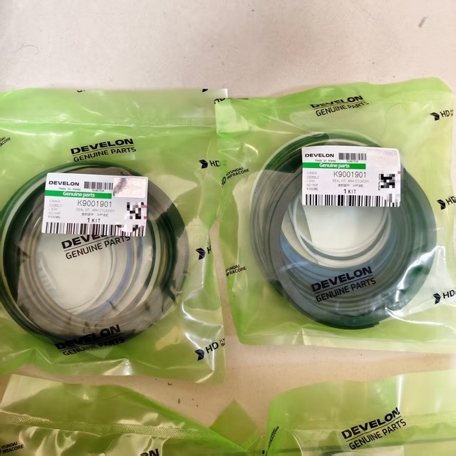 Develon Doosan Daewoo Excavator Genuine Arm Cylinder Seal Kit K9001901,401107-00171,401107-00976,for DX220A DX225LC DX255LC