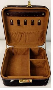 Caja Organizadora de Joyas con Grabado Floral Premium, Asa Superior Práctica, Acabado Decorativo Elegante y Amplio Espacio de Almacenamiento - Product Image 2