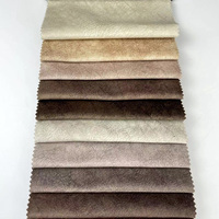 Tissus d'ameublement en velours imprimé à pois 100% polyester tricoté, économiques, pour canapés, meubles et voitures