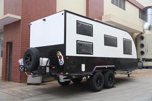 Ecocampor Nouvelle <span class=keywords><strong>caravane</strong></span> tout-terrain personnalisée <span class=keywords><strong>avec</strong></span> <span class=keywords><strong>lit</strong></span> queen et <span class=keywords><strong>lit</strong></span> <span class=keywords><strong>superposé</strong></span> et fenêtres de camping-car Remorque de voyage légère pour 4 personnes - Product Image 2