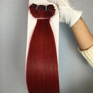 Extensiones de Cabello Humano Eslavo Europeo, Trama a Máquina, Cabello Virgen, Lujosas, Suaves, de Color Claro, Listas para Teñir, Decolorar, Sin Caída - Product Image 6