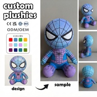 Peluche personnalisée en coton PP à faible MOQ, chat blanc doux et moelleux, poupée d'anniversaire en fourrure