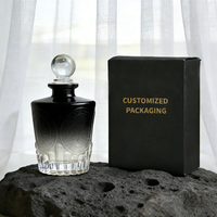 Diffuseur en verre avec logo 3D en relief et texte surélevé pour une sensation premium
