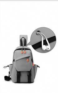 Échantillon gratuit, sac de taille décontracté imperméable, sport, loisirs, sac de taille tendance pour la vie quotidienne - Product Image 6