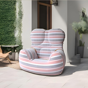 La Mamma Up5-6 moderna sedia gonfiabile divano gonfiabile per interni esterni pieghevole gonfiabile divano camera da letto Patio campeggio pompa aria - Product Image 1