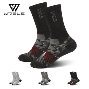 WRELS Wool Socks Moisture Wicking Anti Odor Merino Wool <strong>Boot</strong> Socks Thick Cushioned Thermal Wool Socks Durable Knitted Wool Socks - Product Image 1