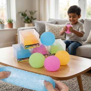 Juguetes Blandos de Cristal de Colores al por Mayor, Juguetes Blandos de Maltosa, Juguetes Antiestrés de TPR, Juguetes Sensoriales para Niños, Recuerdos para Fiestas Infantiles - Product Image 1
