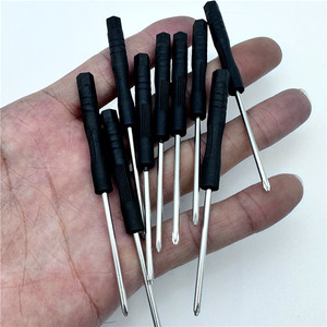Tournevis de bricolage pour enfants, 2,0 mm cruciforme, 3,0 mm plat, manche en plastique, nickelé, résistant à la corrosion - Product Image 5