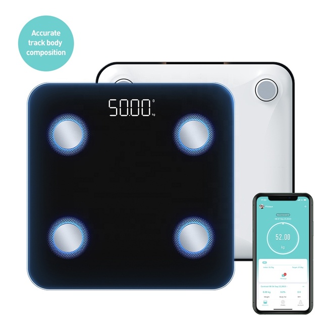 180kg Digital Bathroom Scale Smart Electronic Personal Weight and Body Fat Weighing Accurate to 0.1g Human Use