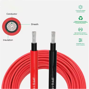 Cable Eléctrico bibo Xtester-pv-4mm-DC para Sistema Solar, Cable de 1.5mm, EN50618 IEC 62930, 4mm2, 6mm2, 10mm2, 1000VAC, 1500VDC - Product Image 4