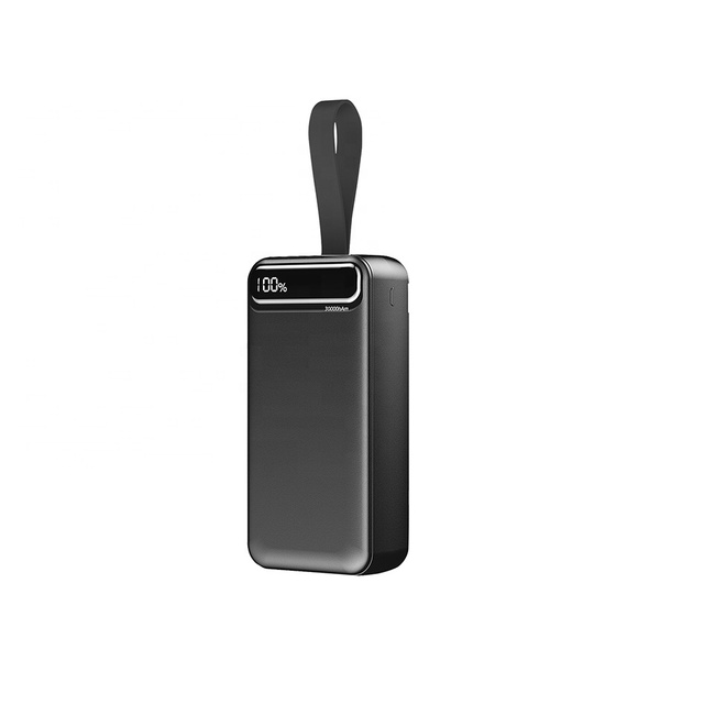 New Design Power Bank 30000mah with Led Display Power and Flashlight