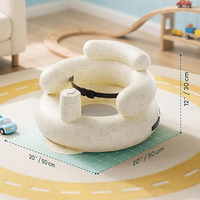 Baignoire gonflable pour bébé à motifs mignons, anti-chute, en PVC, pour la maison et l'extérieur, nouvelle arrivée, vente chaude