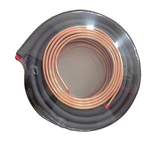 Pièces de système CVC : Kits de conduites en cuivre – Tubes en cuivre 99,99 % – Tailles sélectionnées : 3/8, 3/4, 7/8 pouces - Product Image 1