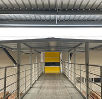 Entrepôt préfabriqué en structure acier à faible coût, directement de l'usine, section H Q235, bâtiment industriel de stockage
