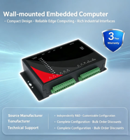 Computadora Industrial Integrada en Pared Cloudlink, Host de Control Industrial sin Ventilador, Amplio Rango de Temperatura y Presión, Linux/Win