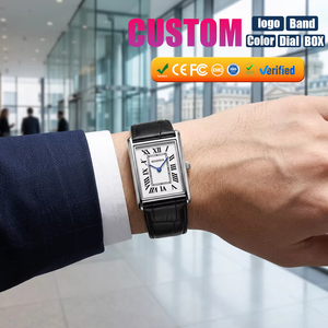 Reloj de Pulsera de Cuarzo Clásico y Atemporal para Hombre, Correa de Cuero de 20 mm, Caja de Acero Inoxidable, Esfera de Cristal de Zafiro, para Uso Diario y de Negocios - Product Image 4