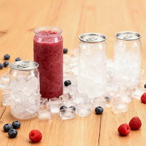 Latas de Refresco Mini de 200 ml a Precio Económico, Frascos de Plástico PET Transparentes de Grado Alimenticio con Tapas para Dulces, Jugos y Bebidas - Product Image 4