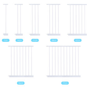 גדול מתכת חיות מחמד מדרגות מקורה חיצוני מיטת קיר מגן הארכת דלת מדרגות חיות מחמד ילדים נשלף תינוק בטיחות שער - Product Image 5