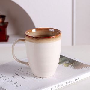 Tasse en grès minimaliste <span class=keywords><strong>de</strong></span> 14 oz, émail réactif, style artisanal, <span class=keywords><strong>poterie</strong></span> nordique pour café et boutique - Product Image 1