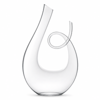 Carafe en verre artistique unique et personnalisable pour la présentation de vins en restaurant, accessoires de vin haut de gamme