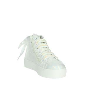 Zapatillas Laura Biagiotti Love para Niñas, Blancas, de Lona, con Caña Alta, Modernas - Product Image 5