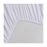 Redsun lavable en Machine, ensemble de drap plat et drap-housse en polyester doux et Durable