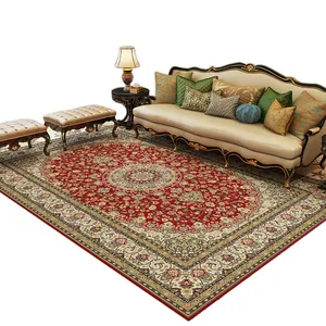 Pink Red Oriental Rug Persian Carpet Supplier Tufted Machine Washable Floor Carpets and Rugs Turk, 2'7" X 4'(80*120CM)