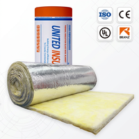 AS/NZS 1530.1 Couverture en fibre de verre ignifuge de haute qualité R1.3, matériau d'isolation thermique pour bâtiments, rouleaux de laine de verre pour l'Australie