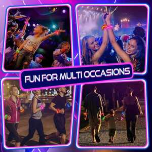 Pulseras LED, Artículos de Fiesta de Cumpleaños, Pulseras Luminosas, Recuerdos de Fiesta, Juguetes para Niños y Niñas - Product Image 5