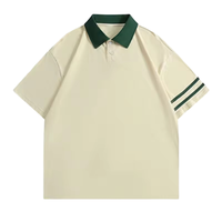 T-shirt Premium 200g 100% Coton Couleur Unie Personnalisable Respirant Manches Courtes Été pour Homme Style Urbain