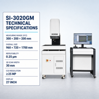 Machine de mesure optique CNC sans contact à grille de 0,1 µm pour l'inspection de la coplanarité des fils de CI en SMT