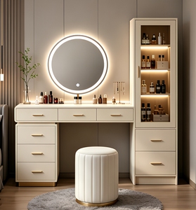 <span class=keywords><strong>Espejo</strong></span> <span class=keywords><strong>Blanco</strong></span> Profesional Moderno con Luces, 3 Modos de Iluminación, <span class=keywords><strong>Tocador</strong></span> de Maquillaje y Mesa de Vestir para Dormitorio - Product Image 1