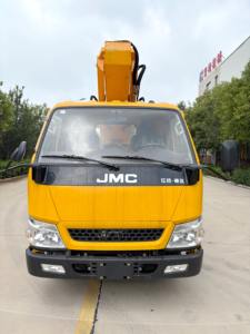 Plataforma telescópica diesel do levantamento do trabalho do crescimento do veículo de alta altitude do trabalho do perfil baixo para a venda - Product Image 6