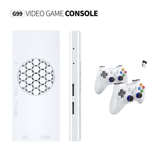 G99 Video Game Console Supporting Large-scale 3D Games Over 35 Emulators Open-source System Can Add Games by Themselves