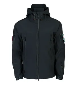 Winddichte Softshell Jassen Fleece Winter Outdoor Ademende Harrington Jas Uit China