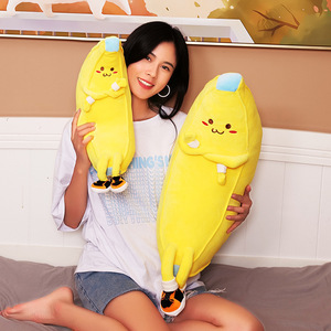 Peluche <span class=keywords><strong>banane</strong></span> personnalisée en gros, grande poupée en peluche pour le commerce électronique transfrontalier, peluche de dessin animé en vrac - Product Image 4