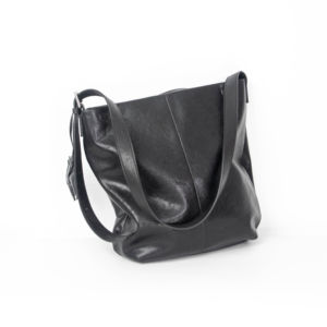 Black Oil-Wax Cowhide Fashion <b>Crossbody</b> Shoulder <b>Bag</b> with ZIP Closure Daily Commuting Handbag for All Seasons - Product Image 1