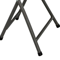 Chaises pliantes de plage en fer blanc - Design européen écologique et portable - Mobilier d'extérieur pour chambre, salle à manger, cuisine, école