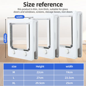 Barrière pour animaux de compagnie Prodigy PD001, taille L, réglable, à rabat rectangulaire, avec fermeture magnétique, épaisse, motif animal, petite taille, fermeture à bouton - Product Image 5