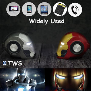 <span class=keywords><strong>Spiderman</strong></span> Bum blebee Iron-Man Cadeau d'Halloween Radio numérique Watt Logo personnalisé Tour Petit haut-parleur étanche - Product Image 4