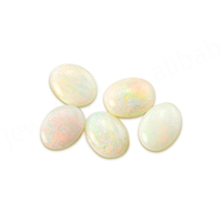 Opales bleues naturelles de bonne qualité, cabochons 8x10mm, bijoux étoile éternelle, évaluation tierce, meilleur prix, traitées TBS