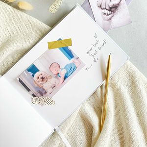 Recuerdo personalizado <span class=keywords><strong>para</strong></span> recién nacidos, venta al por mayor, álbum de fotos de hito de primer año <span class=keywords><strong>para</strong></span> bebés y Diario de registro de memoria - Product Image 6