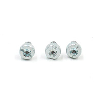 Vis à tête cylindrique Torx à fente Trilock en acier inoxydable ou en acier au carbone, zinguées blanches, mini, personnalisées DIN7500CE IATF16949