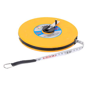 ตลับเมตรแบบม้วนกลับอัตโนมัติ Hengshengyuan 50 ฟุต ใบมีดไฟเบอร์กลาส ระบบเมตริก พร้อมคันโยกล็อคแบบแมนนวล - Product Image 1